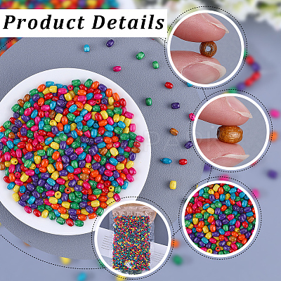 Natural Wood Beads WOOD-GF0002-14A-1