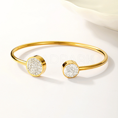 201 Stainless Steel Cuff Bangles LS-JP1747-1