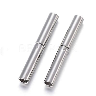 Tarnish Resistant 304 Stainless Steel Bayonet Clasps STAS-F108-12P-2.2mm-1