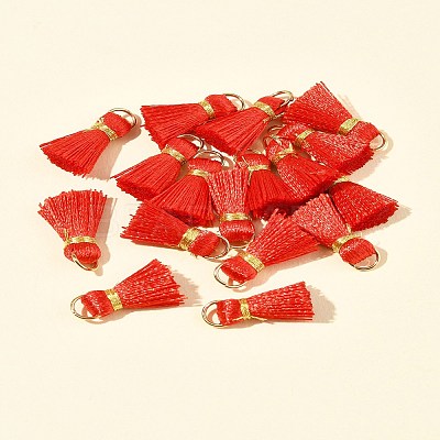 20Pcs Handmade Polycotton(Polyester Cotton) Tassel Decorations FIND-FS0003-27I-1