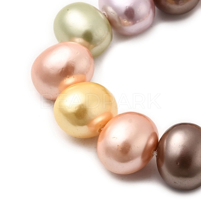 Shell Pearl Beads Strands BSHE-F013-01N-1