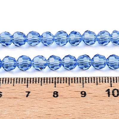 Transparent Glass Beads EGLA-A035-T10mm-D14-1