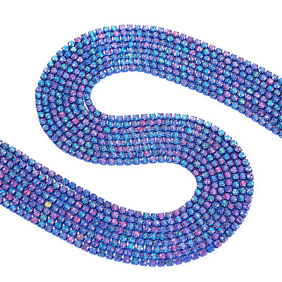 4.8 Yards Iron Rhinestone Cup Chains CH-TA0001-10B-1