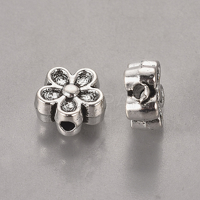 Tibetan Style Alloy 3D Flower Beads LS-LF0476Y-1