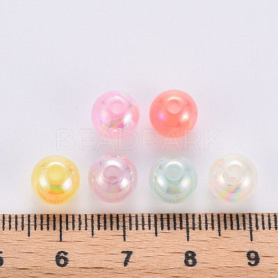 AB Colour Imitation Jelly Acrylic Beads X-MACR-S823-8mm-1