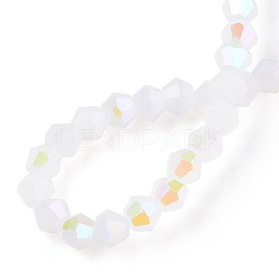 Imitation Jade Electroplate Glass Beads Strands LS-EGLA-A039-J2mm-L06-1