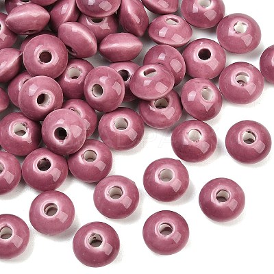 Handmade Porcelain Beads PORC-Q173-15x10mm-15-1