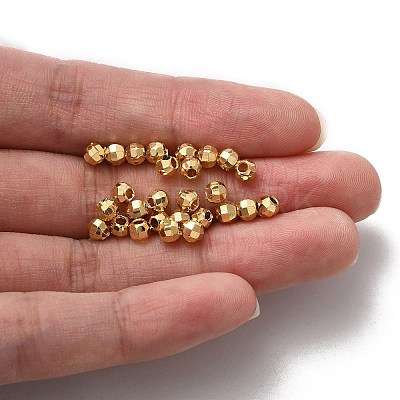 Brass Spacer Beads KK-O133-013B-G-1