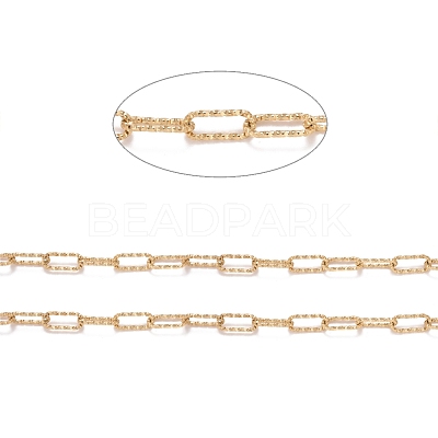 Ion Plating(IP) 304 Stainless Steel Paperclip Chains CHS-A007-01G-1