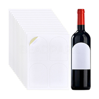 Wine Blank Adhesive Label DIY-WH0060-63A-01-1