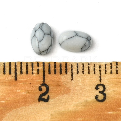 Synthetic Howlite Cabochons G-A094-01A-45-1