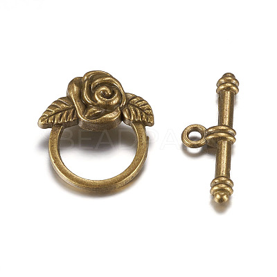 Tibetan Style Toggle Clasps LS-MLF0026Y-NF-1