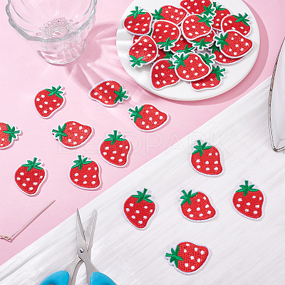40Pcs  Computerized Embroidery Cloth Iron On Patches FIND-HY0004-84-1