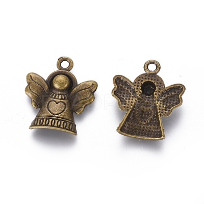 Tibetan Style Alloy Pendants TIBEB-A11978-AB-FF-1
