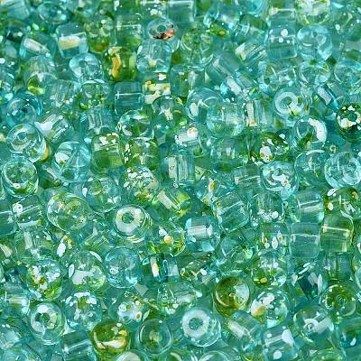 Transparent Colours Picasso Glass Beads SEED-Q039-05A-C01-1