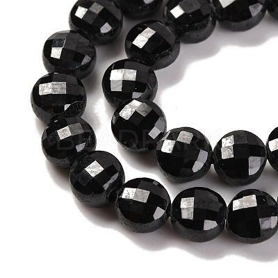 Natural Black Spinel Beads Strands G-F770-B01-01-1