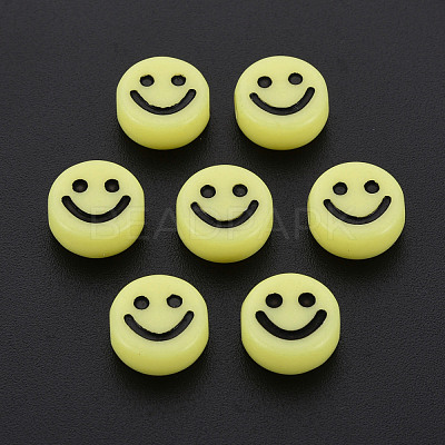 Opaque Acrylic Beads MACR-N008-55-B01-1