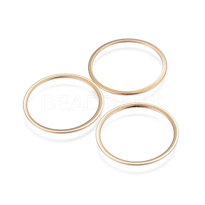 201 Stainless Steel Linking Rings X-STAS-F192-001G-02-1