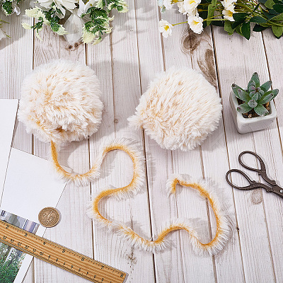 Super Bulky Imitation Fur Polyester Yarn OCOR-WH20005-34H-1