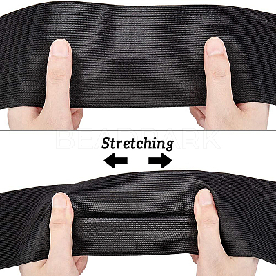 Flat Elastic Rubber Cord/Band OCOR-WH0032-38C-01-1