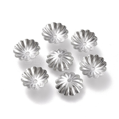 Non-Tarnish 304 Stainless Steel Bead Caps STAS-K194-06P-02-1