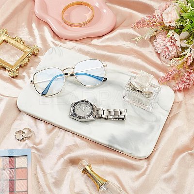 Porcelain Flat Serving Trays PORC-WH0016-05-1