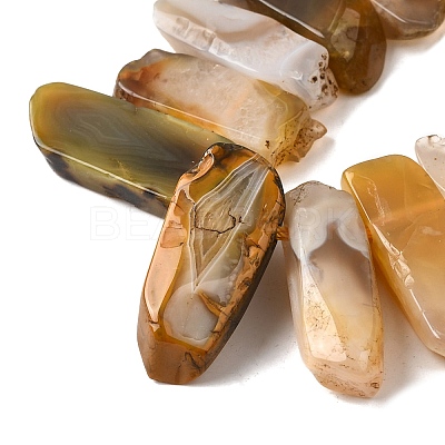 Natural Botswana Agate Beads Strands G-S386-D02-1