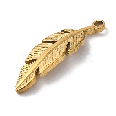PVD Vacuum Plating 304 Stainless Steel Pendants STAS-L081-005G-03-1