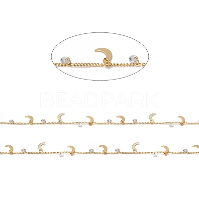 Handmade Brass Curb Chains CHC-I036-66G-1