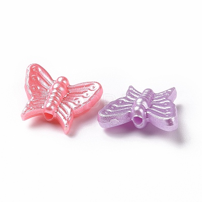 Imitation Pearl Acrylic Beads OACR-E013-16-1