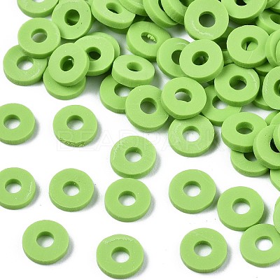 Handmade Polymer Clay Beads X-CLAY-Q251-6.0mm-B49-1