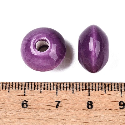 Handmade Porcelain Beads PORC-Q173-15x10mm-01-1