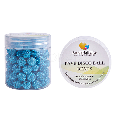 Pave Disco Ball Beads RB-PH0003-10mm-03-1