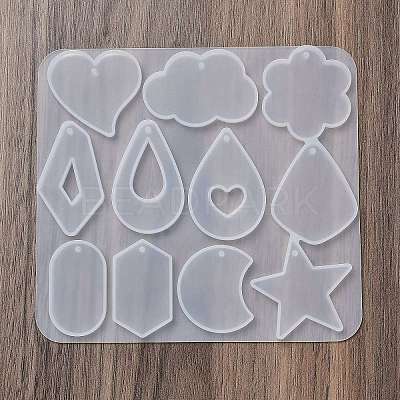 Geometric Earrings Pendants DIY Silicone Mold X1-DIY-Q033-01B-1