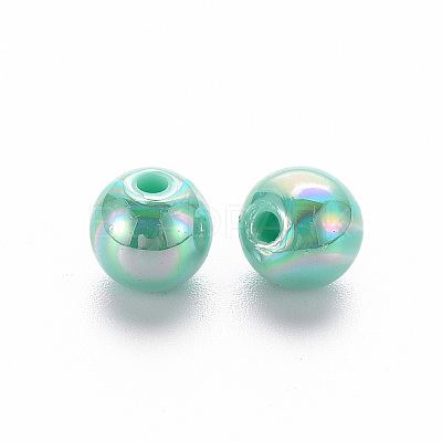 Opaque Acrylic Beads X-MACR-S370-D8mm-S035-1