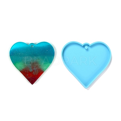 Valentine's Day Theme DIY Pendant Silicone Molds DIY-C009-03K-1