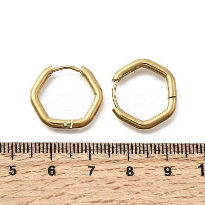 201 Stainless Steel Hoop Earrings EJEW-Z137-02G-04-1