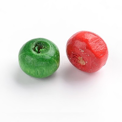 Natural Maple Wood Beads X-TB10MMY-1