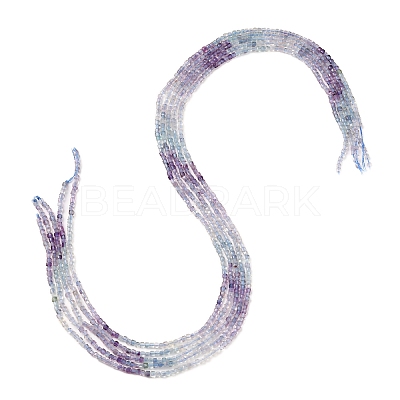 Natural Fluorite Beads Strands G-L634-D07-2.5x2.5mm-1