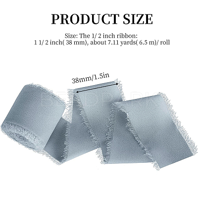 Polyester Chiffon Ribbon HULI-PW0002-053A-1