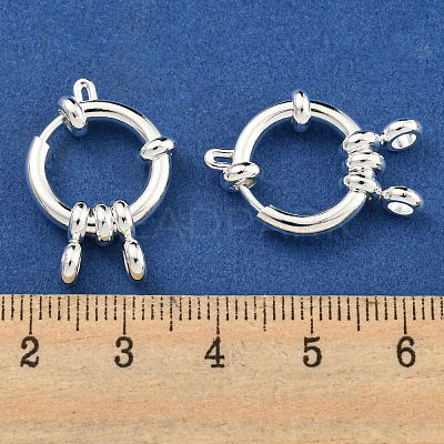 304 Stainless Steel Spring Ring Clasps STAS-G190-17S-A-1