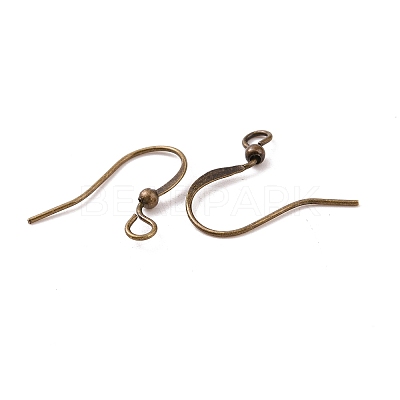 Brass French Earring Hooks KK-Q365-AB-NF-1