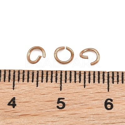 304 Stainless Steel Open Jump Rings STAS-M235-02C-RG-1
