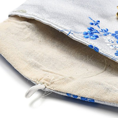Chinese Style Floral Cloth Jewelry Storage Pouches AJEW-D065-01B-06-1