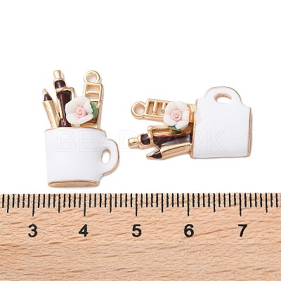 Alloy Enamel Pendants X-FIND-O003-02C-KCG-1