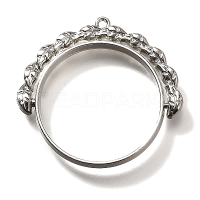 Alloy Open Back Bezel Pendants PALLOY-I223-12P-1