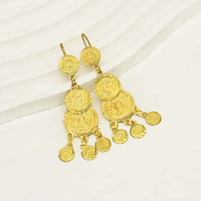 Brass Chandelier Earrings for Women FQ5405-1-1