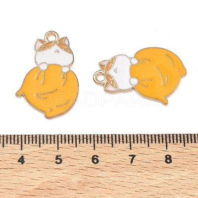 Alloy Enamel Pendants ENAM-A013-01D-G-1