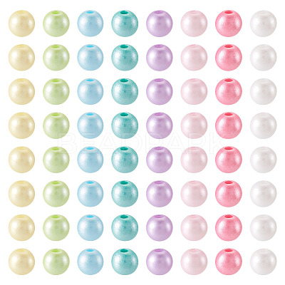 600Pcs Opaque Acrylic Imitation Pearl Beads OACR-TA0004-95B-1