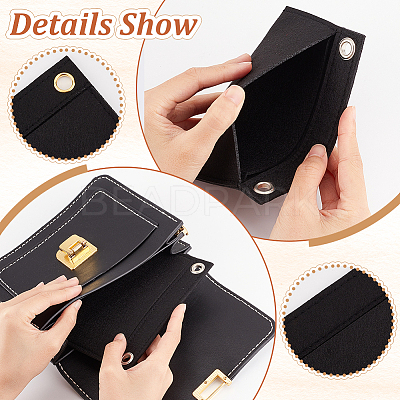 6pcs 6 style Wool Felt Bag Organizer Inserts FIND-WR0008-26-1